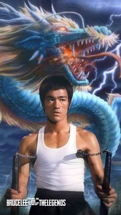 Bruce Lee 🔥🐉 - Bruce Lee & The Legends Bruce Lee Photos Dragon, Dragon Ball Art Goku, Enter The Dragon, Creative Skills