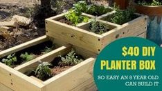 Tiered Planter, Diy Planter, Diy Planter Box, Planter Box, Diy Planters, Garden Bed, Hot Glue Gun