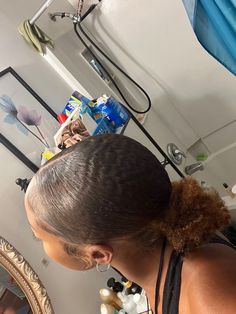 Slicked Back 4c Hair, Slick Back Type 4 Hair, Slick Back Black Women, Type 4 Hairstyles Short, Quick Natural Hair Styles Short, Slick Back Hairstyles Short Hair, Type 4 Natural Hairstyles, 4c Natural Hairstyles Short, Slick Bun