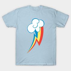 Rainbow Dash Cutie Mark My Little Pony (highres) -- Choose from our vast selection of Crewneck and V-Neck T-Shirts to match with your favorite design to make the perfect graphic T-Shirt. Pick your favorite: Classic, Boxy, Tri-Blend, V-Neck, or Premium. Customize your color! For men and women. Rainbow Dash Shirt, Mlp Shirt, Rainbow Dash Cutie Mark, Rainbow Dash Cosplay, Rainbow Dash Costume, Rainbow Clothing, Rainbow Clothes, Geek Design, Cutie Mark