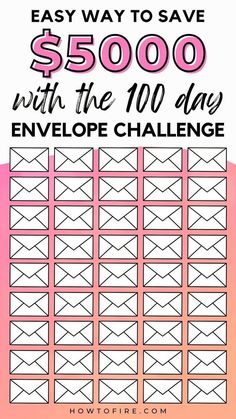 an easy way to save $ 500 with the 10 day envelope challenge