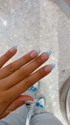 Cute Summer Nail Inspo Almond, 2024 Nails, Vacay Vibes, Broken Nails, Simple Acrylic Nails, Short Acrylic