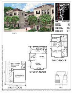 the first floor and second floor are shown in this architectural drawing, as well as two story