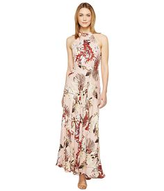 Brigitte Bailey Nova High Neck Maxi Dress with Back Bowtie High Neck Maxi Dress, Evening Cocktail, Dresses Women, Discount Shoes, Favorite Things, High Neck, Prom Dresses, Prom, Maxi Dress