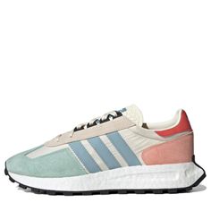 Adidas Functional Sneakers With Three Stripes, Casual Pink Sneakers With Three Stripes, Casual Pink Three Stripes Sneakers, Adidas Pink Sneakers With Three Stripes, Pink Adidas Sneakers With Three Stripes, Adidas Multicolor Sneakers For Light Sports, Multicolor Functional Sneakers For Spring, Pink Sporty Sneakers With Three Stripes, Functional Multicolor Sneakers For Spring