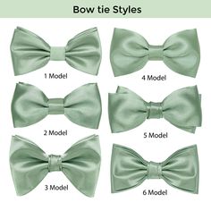 "*  Each uniquely designed bow tie is carefully designed and manufactured in our company. *  You can choose any Bow tie style, Necktie with matching fabric suspenders, cufflinks and pocket square. *  Light Sage Green colour Satin Accessories are the most popular for Weddings, Birthdays, Christenings, Gifts, and more. *  All Accessories are packaged in stylish gift boxes! BOW TIES: Bow ties are Pre-tied and easy to wear. Bow ties has an adjustable strap that comfortably fit on any neck sizes.  * Sage Green Bow Tie, Full Windsor Knot, Satin Accessories, Groomsmen Accessories, Light Sage Green, Groom Accessories, Portugal Wedding, Slim Tie, Princess Tiana