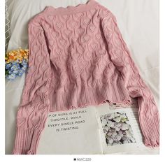 Size: one size Fabric: other Color: white, black, pink Washing suggestion: hand washing is recommended, and the water temperature shall not exceed 30 ℃, which can be dry cleaned Pink Washing, Sweater For Women, Long Sleeve Knit Sweaters, Sweater Women, Water Temperature, V Neck Blouse, Sleeve Sweater, Hand Washing, Long Sleeve Sweater