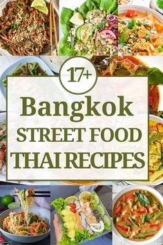 Tai Food Recipes, Thai Dinner Recipes, Bangkok Street Food, Thai Dinner, Easy Vietnamese Recipes, Easy German Recipes, Modest Home, Bangkok Street, Thai Street Food Recipes