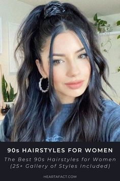 The Best 90s Hairstyles for Women (25+ Gallery of Styles Included) | Top Easy & Cute 90s Hairstyles: Retro Looks for Modern Women 90s Hair Inspiration, Shoulder Length Hair 90s Style, How To Do 90s Hairstyles, 90s Grunge Hairstyles Long, Rock Concert Hair Ideas, 90s Grunge Hair Long, Hairstyles Long Hair Straight, Easy 90s Hairstyles, 90s Hip Hop Hairstyles