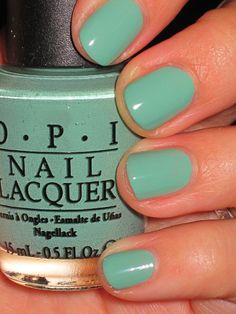 'Mermaid's Tears' by OPI Mermaid Tears, Opi Nail Polish, Nail Polish Colors, Mani Pedi, Love Nails, All Things Beauty, Nails Nails