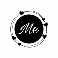 a black and white logo with hearts around it that says new post on the front