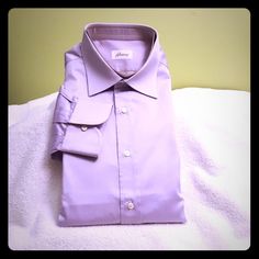 Brioni Men Shirt Long Sleeve Designer Shirt Used In Excellent Condition 100% Cotton. Sleeve Length 26" Brioni Men, Mens Shirt Dress, Colorful Shirts, Long Sleeve Shirts, Shirt Designs, Shirt Dress, Sleeve Length, Mens Shirts, Man Shop