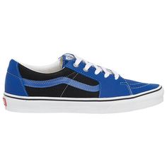 Up for sale we have a pair of Vans Sk8 Low True Blue Black Sneakers Men's Size 7-13 VN0A4UUKXHU Brand New. These Sneakers are in Brand new condition and are shipped once payment is received. Please confirm your correct size prior to finalizing your order. If you have any questions about this item please contact us before purchasing it. Thanks! All of Our Sneakers are Consigned to Us by Sneaker Enthusiast and are 100% Authentic.  We Reserve the Right to Block and Ignore any Buyers Who Do Not Meet Vans Sk8 Low, Sk8 Low, Vans Sk8, True Blue, Black Sneakers, Vans Old Skool Sneaker, Vans Sneaker, Blue Black, Brand New