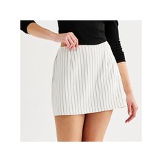 Upgrade your closet with this juniors' Fair Haven pinstripe skirt.Click on this WOMEN'S GUIDE to find the perfect fit and more! Upgrade your closet with this juniors' Fair Haven pinstripe skirt.Click on this WOMEN'S GUIDE to find the perfect fit and more! FEATURES Pencil silhouette Soft fabric No closure - pull-on styling Fully linedFIT & SIZING 14.5-in. length Mini length hits at the thigh High rise sits below the natural waistlineFABRIC & CARE Polyester, rayon, spandex Lining: polyester, spand Striped Lined Skort For Summer, Summer Striped Lined Skort, Spring Striped Skort With Lined Skirt, Striped Mini Length Fitted Skirt, Striped Mini Skort For Spring, Spring Striped Mini Skort, Spring Striped Lined Skort, Fitted Striped Mini Skirt For Spring, Striped Fitted Mini Skirt