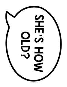 the logo for she's old show is shown in black on a white background