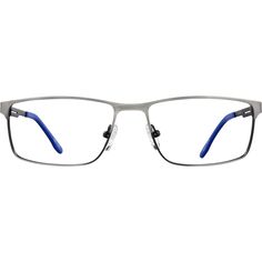 Elevate your look with this large rectangular eyeglasses meticulously crafted from stainless steel featuring a full-rim design that exudes modern sophistication. Designed for men and perfect for everyday use and casual wear this eyeglasses includes nose pads for enhanced comfort and a secure fit. It offers a sophisticated and elegant style making it ideal for those with round face shapes adding a touch of effortless distinction to any ensemble. | Zenni Men's Minimalist Rectangle Prescription Eye Uv Flashlight, Metal Eyeglasses, Rectangle Eyeglasses, Rectangle Glasses, Beach Date, Rim Design, Zenni Optical, Round Face Shape, Red Marks