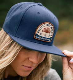 Snapback Hats For Guys, Hat Photography, Hiking Hat, Flat Bill Hats, The Sunrise, Stay Wild, The Pacific Northwest, Cute Hats