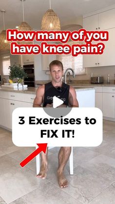 Knee Pain Excersises, Knees Pain Exercises, Grow Young Fitness, Knee Workout, Knee Exercise, Bad Knee Workout, Knee Strength