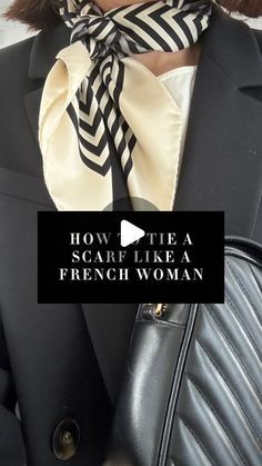 #BEAUTY, #RELATIONSHIPS #Fashion #Animals #Outfits #Winter Outfits #Animals How To Wear A Scarf Like A French Woman, Zara Scarf Outfit, How To Tie A Scarf Like A French Woman, Silk Scarf Outfit Classy Work Wear, How To Wear A Neckerchief, Blazer Scarf Outfit, How To Wear A Scarf With A Blazer, Scarf And Blazer Outfit, How To Put On A Scarf