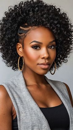 51 Stunning Short Haircuts for Black Women Crochet Hairstyles For Black Women Short, Short Individual Braids, Updo Braids For Black Hair, Big Voluminous Curls, Queen Hairstyles, 2025 Hairstyles, Best Braid Styles, Hairstyles Weave, Short Haircuts For Black Women