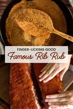 Our flavor-packed rib rub recipe is a mix of sweet, spicy, and earth flavors for the perfect balance you want in a dry rub for ribs! Rib Rub Recipe Dry, Baby Back Ribs Rub, Spice Rub For Ribs, Best Baby Back Ribs, Rib Rub Recipe, Ribs Seasoning, Brisket Rub, Dry Rub For Ribs