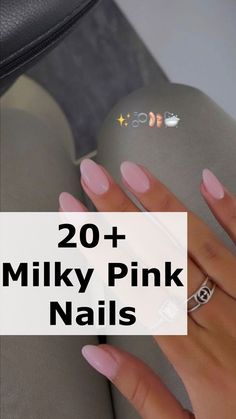 40+ Milky Pink Nails You Can't Get Around This Year brings together the best Nagel Inspo with trendy Nagellack shades. Perfect for summery nails and casual nails alike, these milky nails range from subtle, short cute classy nails to glitter pink designs. Featuring nail arts like Pink Nails OPI and subtle yet chic small classy nails, this collection has something for every style. Discover basic nails, Manikur Kuku, and even a touch of Kutek Disney charm for a playful, polished look this season.