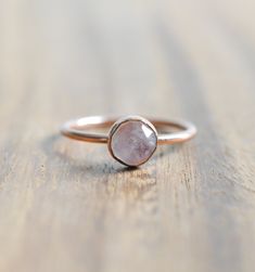 Rose Gold Filled Ring with 6mm genuine rose cut moonstone. Stackable ring. Listing is for one ring This ring is made to order in your size. If you don't see your size available please feel free to message me. All orders ship in a gift box. If you are ordering multiple items and want them boxed separately, please let me know in the notes at checkout. I ship via USPS. Please review the estimated delivery date and processing times. Processing times vary based on how busy my shop is at the time. **S Rose Gold Moonstone Ring, Rose Gold Stackable Rings, Gold Moonstone Ring, Ring Rosegold, Leaf Engagement Ring, Unique Diamond Engagement Rings, Ringe Gold, Rose Quartz Ring, Gold Filled Ring