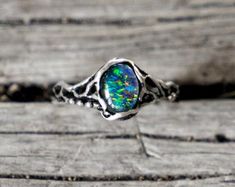 Nature-inspired Opal Ring Gift, Fire Opal Engagement Ring, Ubud Indonesia, Australian Opal Ring, Twig Ring, Fire Opal Ring, Opal Engagement, Engagement Rings Opal, Cute Rings