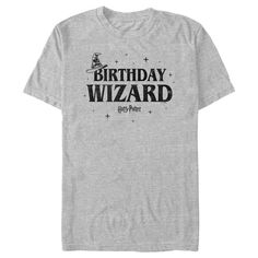 Have a fantastical birthday this year and unlock magical secrets hiding in the closet under the stairs with these officially licensed Harry Potter styles! Head to Hogwarts with your favorite witches and wizards and learn to defeat He Who Shall Not Be Named! This Men's Harry Potter and the Chamber of Secrets Distressed Birthday Wizard Graphic T-Shirt features a distressed graphic of the Sorting Hat, the iconic movie logo, and the statement: "Birthday wizard" written in bold black letters across t Closet Under The Stairs, Harry Potter Logo, The Chamber Of Secrets, Movie Logo, Harry Potter Style, Harry Potter Shirts, Harry Potter And The Chamber Of Secrets, Under The Stairs, Chamber Of Secrets