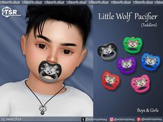 The Sims Resource - Little Wolf Pacifier for Toddlers Sims4 Pacifier Cc, Sims 4 Cc Pacifier, Sims 4 Cc Infant Pacifier, Sims 4 Infant Pacifier, Sims 4 Toddler Pacifier, Wolf Pacifier, The Sims Resource Infant, Mods Ts4, Wolf Kids