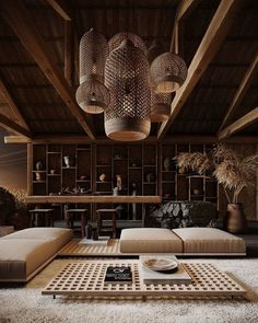 Zen Interiors, Desain Pantry, Moroccan Interiors, Casa Container, Tropical House, Luxury Homes Dream Houses, A Living Room, Luxury House