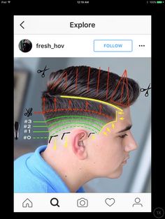 Comb Over Fade, Corte De Cabelo Masculino, Comb Over, Mens Cuts, Boys Haircuts, Instagram Ideas