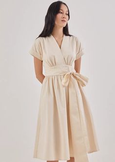 Buy Arina Sash Wrap Dress @ Love, Bonito | Shop Women's Fashion Online | Love, Bonito INTL Online Love, Love Bonito, Blue Cream, Wrap Dress, Women's Fashion, Navy Blue, Navy, Cream, Women Shopping