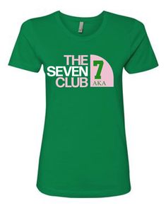 the seven club aka t - shirt in green