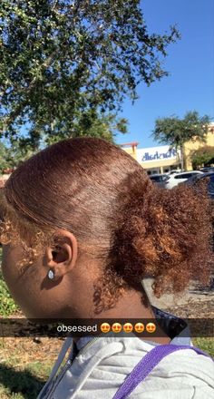 Underdye Hair Natural, 4c Dyed Hair Natural Brown, Skunk Stripe On Natural Hair 4c, Honey Brown Hair Color Black Women Curly, Natural Hair Dye Ideas For Black Women 4c Hair, Hair Dye Ideas For Natural Hair, Ginger On 4c Hair, Darkskin Dyed Hair Colors, Cute Hair Colors For Dark Skin Women