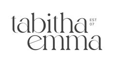 the logo for tabitha emma