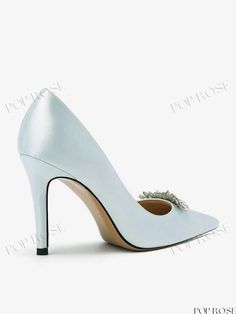 Sky Blue Satin Pointed Toe Stiletto Heels for Brides Elegant Light Blue High Heels, Elegant Light Blue Almond Toe Heels, Formal Light Blue Heels With Padded Heel, Light Blue Heels With 4-inch Heel For Formal Occasions, Light Blue 4-inch Heels For Formal Occasions, Formal Light Blue Padded Heel Shoes, Light Blue Padded Heel Heels For Formal Occasions, Elegant Light Blue Closed Toe Heels, Elegant Light Blue Heels For Formal Occasions