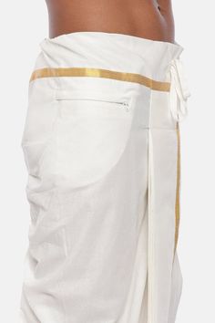 Readymade Cream Panchakacham Pocket Dhotis For Men | Uathayam Elevate your traditional attire with the Readymade Cream Panchakacham Pocket Dhotis by Uathayam. Expertly crafted for the modern man who values both style and comfort, this dhoti combines classic elegance with contemporary convenience. About this item Made from high-quality cream fabric, this dhoti offers a soft texture Designed to eliminate the need for complex draping, the dhoti is pre-stitched for a perfect fit and streamlined appe Cream Fabric, Traditional Attire, Soft Texture, Modern Man, Classic Elegance, The Modern, Perfect Fit, For Men, Mens Outfits