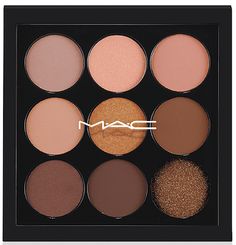 MAC Eyeshadow X9 palette_Amber. Thin is My favorite palette from MAC, definitely worth the money. Mac Make Up, Mac Palette, Mac Eyeshadow Palette, Penyimpanan Makeup, Mac Collection, Eye Palettes, Beauty Make-up, Halloween Makeup Easy