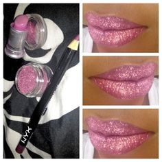 . Background Macbook, Glitter Lipstick, Nice Lips, Beauty Make-up, Makeup Stuff, Cute Makeup Looks, I Love Makeup, Lip Art