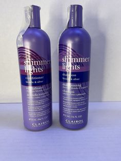 Clairol Professional Shimmer Lights Shampoo & Conditioner Blonde & Silver 16 oz. NEW Shimmer Lights Shampoo, Blonde Silver, Shimmer Lights, Shampoo Conditioner, Shampoo And Conditioner, Health And Beauty, Hair Care, Conditioner, Blonde