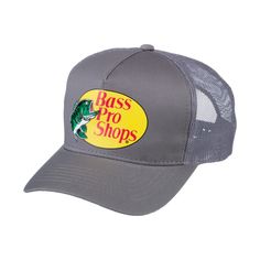 The original air-conditioned cap for the outdoor adventurer! This Bass Pro Shops� Mesh Trucker Cap will keep you cool and comfortable whether you're fishing, boating, mowing the lawn, or just relaxing! Made from 100% polyester with a mesh back for breathability, this fishing hat features a screen-printed Bass Pro Shops logo on the front and is a sharp-looking addition to your hat collection. Imported.    100% polyester;    Cool and comfortable design ;    Mesh back for better breathability;    S Wheeler Family, Bass Pro Shop Hat, Mowing The Lawn, Bass Pro Shop, Mens Trucker Hat, 59fifty Hats, Outdoor Cap, Mesh Hat, Golf Clothing