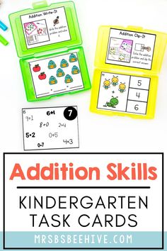 addition skills for children to practice their handwriting and numbers with the help of this printable task