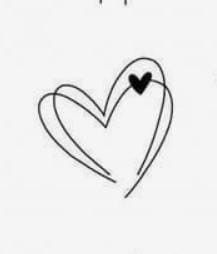 a drawing of a heart with the word i love you written on it in black ink