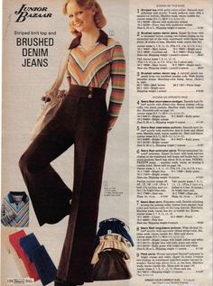 70s Women Fashion, 70s Clothing, Sears Catalog, 70s Outfits