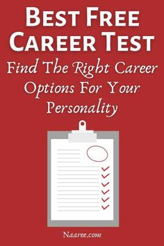 the best free career test find the right career options for your personality