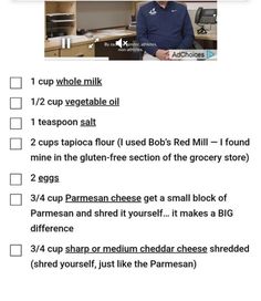 an image of a recipe with instructions for making pizzas and other things to eat