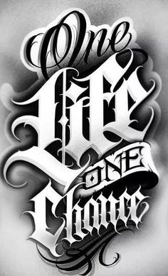 the word one fine home written in black and white ink on a gray background with swirls