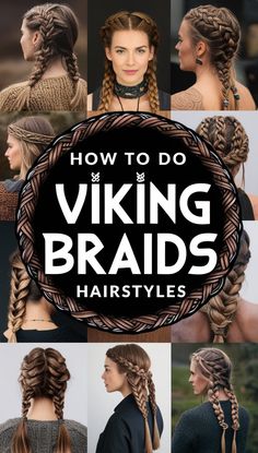 Unleash your inner warrior with stunning Viking braids! This collection of step-by-step guides and inspiration will teach you how to create fierce and intricate Viking braid hairstyles, perfect for adding a bold, edgy touch to your look. From classic side braids to intricate patterns, discover how to achieve this ancient yet timeless style. Viking Braid Hairstyles, Side Braids, Viking Braids, Symbol Of Strength, Viking Hair, Beautiful Braided Hair