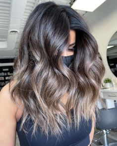 Ash Brown Ombre for Warm Skin Tones Hair Color On Brown Skin, Brown Hair Color Styles, Natural Ash Brown Hair, Medium Ash Brown Hair, Hair Color Styles, Light Ash Brown Hair, Brown Hair Trends, Ash Brown Balayage, Ash Brown Hair Color